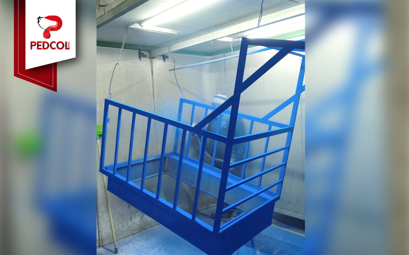 pintura en polvo para archivadores metálicos