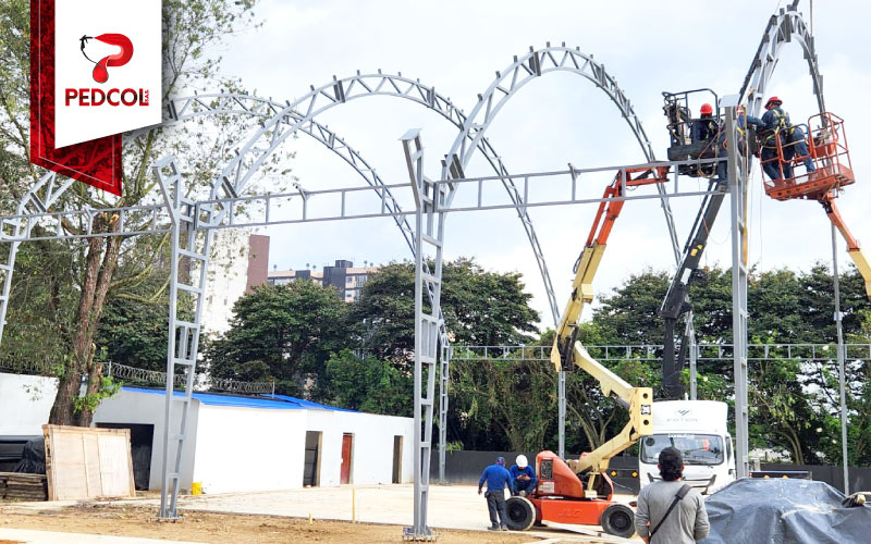 pintura electrostatica de estructuras metalicas